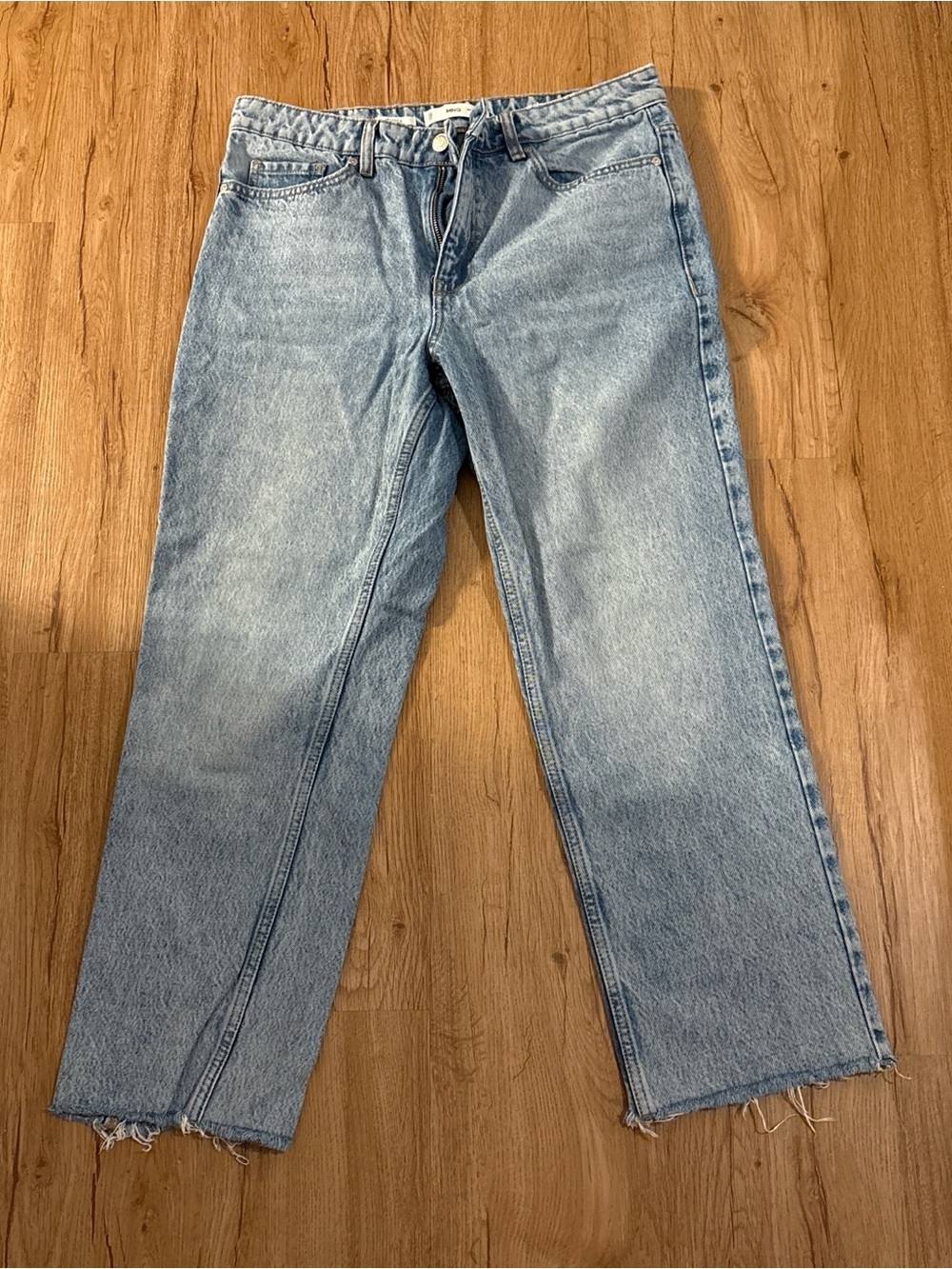 Women’s Light Wash Straight Leg Jeans - Light Blue